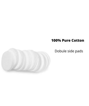 Premium Lint-Free Cosmetic Cotton Pads - 1200 Round Pieces for Flawless Beauty | International Shipping - Buy Online on GoSupps.com