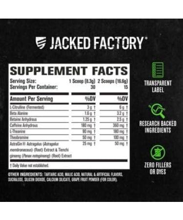 Jacked Factory Nitrosurge Pre-Workout in Grape & BCAA in Fruit Punch for Muscle Building and Recovery - Buy Online on GoSupps.com