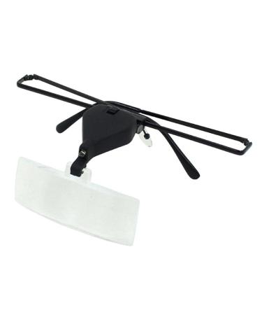 Headband Magnifier Head Mount Magnifying Glass w/LED Light for Jewelers Loupe Eyelash Extensions Watch Repair Close Magnifying Glasses with Light for Close Work Magnifying Glasses for Reading Small