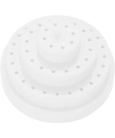 48 Holes Nail Art Plastic Nail Drill Stand Holder Convenient and Well-Organized for Grinding Carving Tools Salon Display Option (White) - Buy Online on GoSupps.com