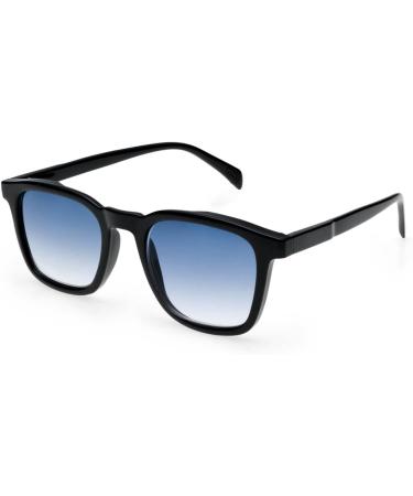 Shop Contacta Suncity Sunglasses & Reading Glasses for Men & Women | Rectangular Black Frames with +3.00 Diopters Lightweight 30g - Buy Online on GoSupps.com