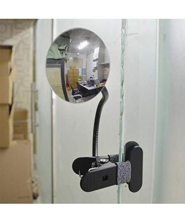 Ampper Clip On Security Mirror | Convex Cubicle Mirror for Personal Safety | 3.35 Round Glass Mirror | Frameless Design - Buy Online on GoSupps.com