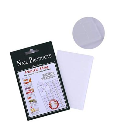 1 Sheet Adhesive Glue Clay for False Nails Tips Fix Removable Non-Toxic Reusable Eco-Friendly Manicure Nail Art Tool - (Color: Transparent) - Buy Online on GoSupps.com
