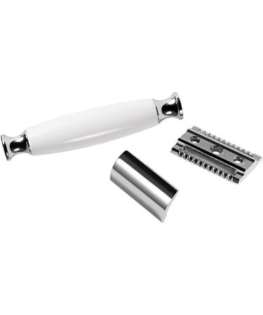 Magiclulu 2-St Razor - Open Butterfly Double Safety Razor for Precision Shaving | Vintage Wet Shaving Handbook Included - Buy Online on GoSupps.com