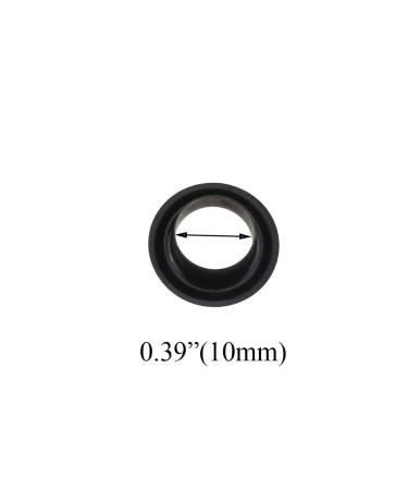 Hahiyo Grommets Eyelets 10mm Inside Diameter Carbon Steel Strong Shiny for Canvas Clothes Leather DIY Fabric Belt Purse Bag Shoe Tent Curtain Paper Projects Decoration Black 70Pcs 10mm-Black-70 Pcs 10mm-Black-70 Pcs - Buy Online on GoSupps.com