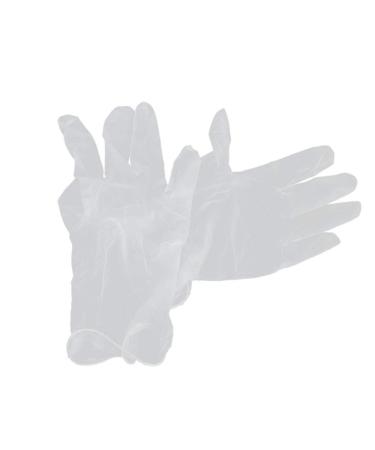 Healifty Disposable Latex Gloves Disposable Gloves Natural Rubber Gloves Hand Protective Gloves Accessory for Cleaning Mechanical Industrial or Hairdressing Beauty Nail Art 2 Boxes