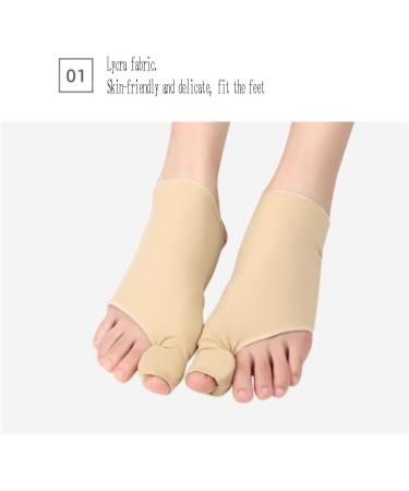 Cazaru Bunion Corrector - Overlapping Toes Big Toe Straightener & Pain Relief Sleeve for Hallux Valgus & Hammer Toe - Bunion Splint Support & Protection - Buy Online on GoSupps.com