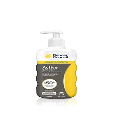 Cancer Council SPF 50+ Active 200ml Pump
