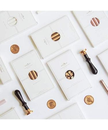 UNIQOOO Metallic Antique Gold Glue Gun Sealing Wax Sticks - Pack of 8 | Ideal for Wedding Invitations, Cards, and Gifts - Buy Online on GoSupps.com