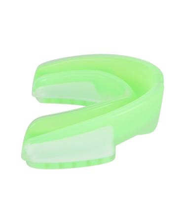 Max Mundschutz - Cheek & Mouth Protection for Adults & Youth | EVA Taste Fixed Teeth - Ideal for Lacrosse Basketball & Hockey (Green/White) - International Shipping Available - Buy Online on GoSupps.com
