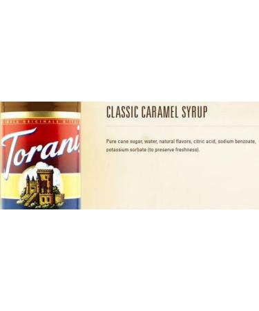 Torani Classic Caramel Syrup 750mL - Premium Flavoring for Coffee & Desserts - Buy Online on GoSupps.com