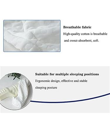 Cervical Neck Pillow for Sleeping - Memory Foam Neck Roll Pillow for Stiff Neck Pain Relief - Pink Bolster Pillow for Side and Back Sleepers - Buy Online on GoSupps.com