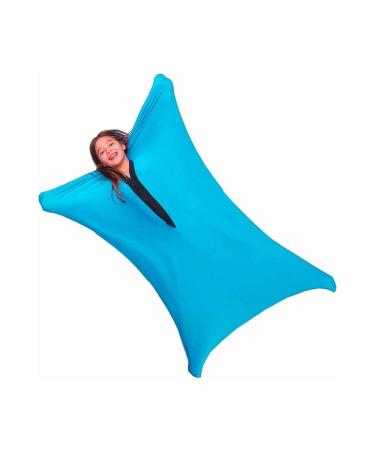 WGUST Body Sock Calming Therapy Blanket Crawl Calm Resistance Tunnelfor Coordination Stress Relief Best for Children with Processing Disorders (Color : Sky Blue Size : M/Medium-69 * 119cm) M/Medium-69*119cm Sky Blue