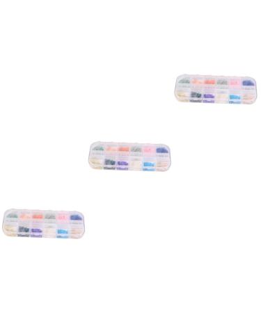 Healeved 3 Boxes Nail Ornament Nail Decorations for Nail Art Rhinestones for Nails Gemstones for Nails Dimonties Gems Nail Crystal Jewelry Nail Diamonds Rhinestones Shell Pieces Manicure