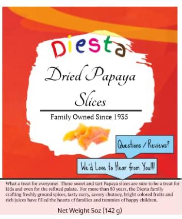 Premium Candied Dried Papaya - Gourmet 5oz Snack | Family Owned Since 1935 - Buy Online on GoSupps.com