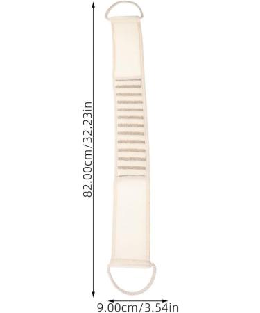 Baluue Exfoliating Wash Cloth Exfoliating Washcloth Towel with Handles Back Cleaner Wash Strap Back Scrubber Washer for Shower Bath - Buy Online on GoSupps.com