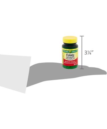 Folate 666 mcg DFE (Vitamin B9) + 400 mcg Folic Acid Tablets - 250 Day Supply + Bonus Vitamin Pouch & Supplement Guide - Buy Online on GoSupps.com
