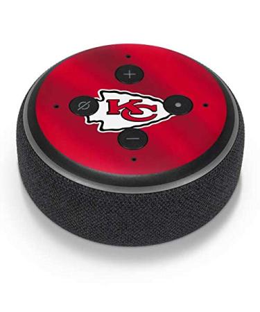 Skinit Decal Audio Skin Compatible with Amazon Echo Dot 3 - Officially Licensed NFL Kansas City Chiefs Team Jersey Design
