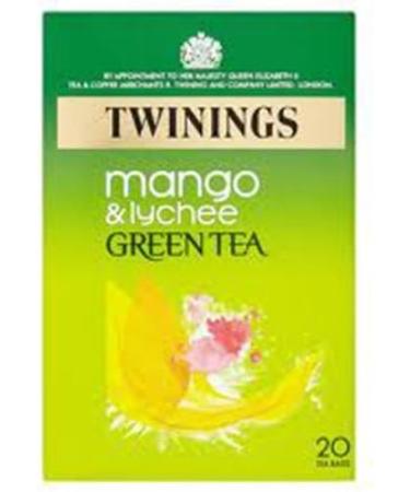 (3 PACK) - Twinings - Green Tea Mango & Lychee | 20 Bag | 3 PACK BUNDLE - Buy Online on GoSupps.com