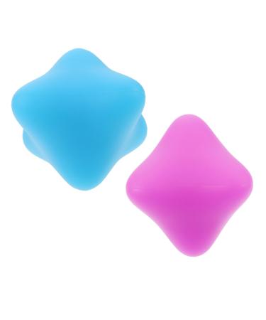 Inoomp 2st Hex-Grip-Ball Hand massage BAODING Balls Physical Balls Manual Back Massage Devices Gymnastics Ball Chinese Health Balls Fitness Handbook pebbles six-socket ball