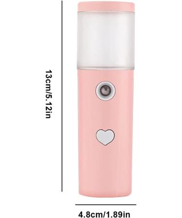 Face Mist Steamer 27ml Facial Handy Sprayer Hydrating Mister USB Rechargeable for Skin Care Beauty Pink Face Mist Steamer111 - Buy Online on GoSupps.com