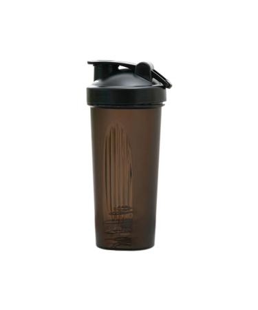 Shaker Cup Sports Portable Pratique Remuer Tasse 600Ml Plastique Shakers Bouteille Adultes Facile Installer Facile Utiliser Noir