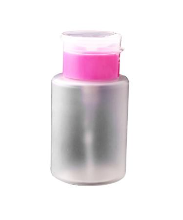 3 pieces nailing tool manicure accessories bottle for nail polish remover nail accessories nail art accessories water nail polish remover bottle press cosmetics alcohol 10.5x5.5cm pink