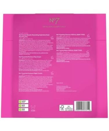 No7 The Skincare Essentials Gift set + Free Merry Xmas 3D Key Rings - XMAS Gift Set Birthday Present - Buy Online on GoSupps.com