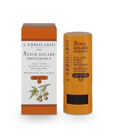 L'Erbolario Sun Protection Stick SPF 50 - High UVA/UVB Face & D collet Protection (8 ml) | Shop Internationally - Buy Online on GoSupps.com