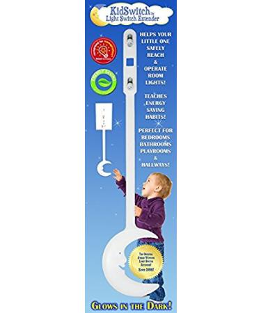 KidSwitch Award-Winning Light Switch Extender for Children, Toddlers & Adults (1 Pack Original Style)