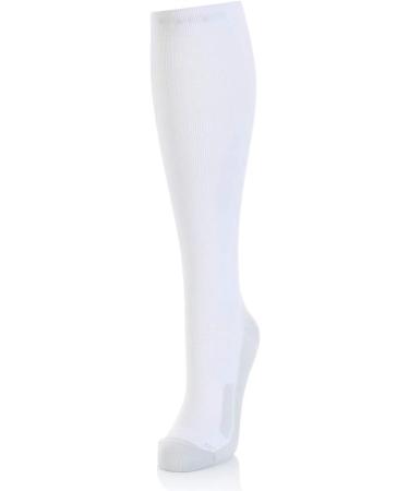 Safersox Sports Compression Stockings - White Size 39-42 | Enhance Performance & Recovery | International Shipping - Buy Online on GoSupps.com