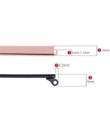 EPASHA Temple Glasses | Replacement Temple Arm Frame for Women | Metal Frame Glasses Arm Legs - Pink | International Shipping Available - Buy Online on GoSupps.com