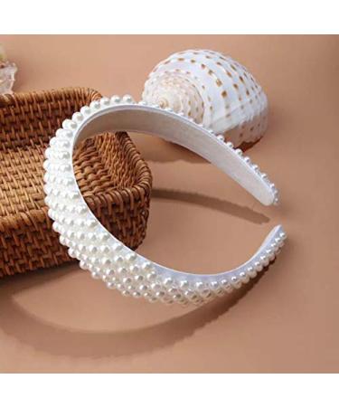 Elegant White Pearl Headband | Stylish Hair Accessories for Women - Shop Now! - Buy Online on GoSupps.com