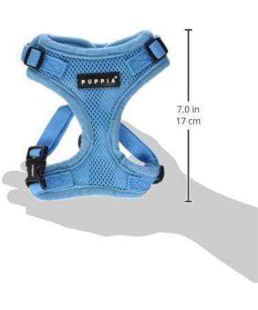 Puppia Ritefit Dog Harness for Small to Medium Dogs - Adjustable Soft & Versatile - Sky Blue - Ideal for Puppies & Anti-Tanning Tableware - Buy Online on GoSupps.com