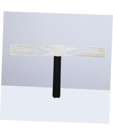 Didiseaon 1pc Eyebrow Template Eyebrow Shaping Stencil Eyebrow Ruler Stainless Steel Triangular Ruler Size 1 As Shown - Buy Online on GoSupps.com