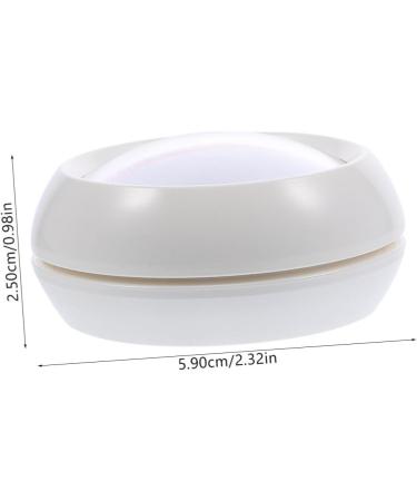 WOONEKY 1 Set Powder Box Powder Puffs Makeup Containers Powder Case Face Powder Makeup Loose Flour Container - Buy Online on GoSupps.com