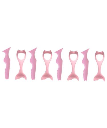 Amosfun 8 Pcs Eyeliner Silicone Mold Mascara Shield Applicator Guard Mascara Applicator Third Gear Lip Line