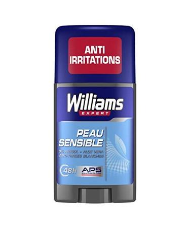 DEODORANT STICK SENSITIVE SKIN 75ML, WILLIAMS, PACK OF 3