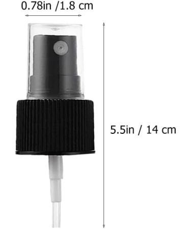 Solustre 20 Pack 18mm Spray Head Pump - Soap Shampoo & Body Wash Bottles - Black Replacement Dosier Pump - Buy Online on GoSupps.com
