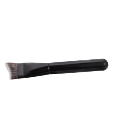 Beavorty 1 Pc makeup brush contouring brush makeup foundation brush Fixed- point Silhouette Brush Fixed-point Silhouette Brush Foundation Brush With Wooden Handle advanced contour brush 16x3.5cm Black