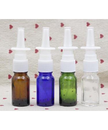 4PCS 10ML Brown Glass Nasal Spray Bottles - Refillable and Portable - Buy Online on GoSupps.com