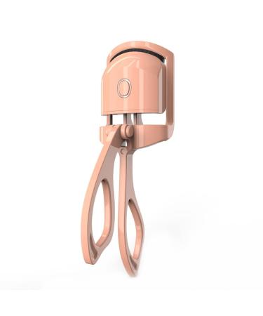CONFUSE Heated Eyelash Curler Electric Temperature Control Charging Mini Portable Electric Perm Eyelash Curler Orange