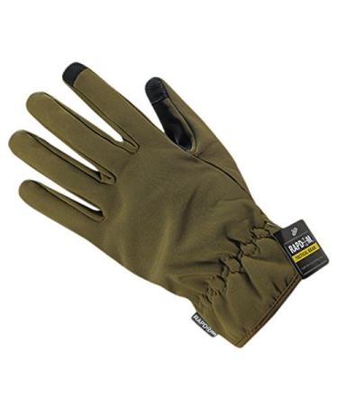 RAPDOM Tactical Soft Shell Winter Gloves Brown,Coyote Large