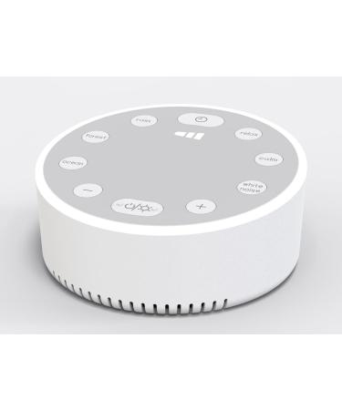 Groov-e Serenity - Sleep Aid Machine - White Noise Device with Six Sounds Night Light & Timer - Rechargeable Battery - White - Buy Online on GoSupps.com