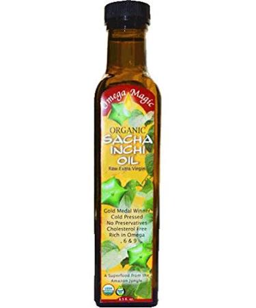 Sacha Inchi Oil - Amazon Oil - Sacha Inchi Seeds Oil - Organic Hair Oil - Superfood Oil - Organic Cold Pressed Oil - Sacha Inchi Protein Oil - Sacha Inchi Nut - Amazon Therapeutic Laboratories - 8.5oz
