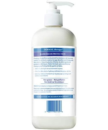 Dermal Therapy Barrier Protection Lotion - Shields Skin Against Irritants and Harsh Chemicals | 10% Urea and Custom Blend of Ingredients that Create Protective Barrie - Buy Online on GoSupps.com