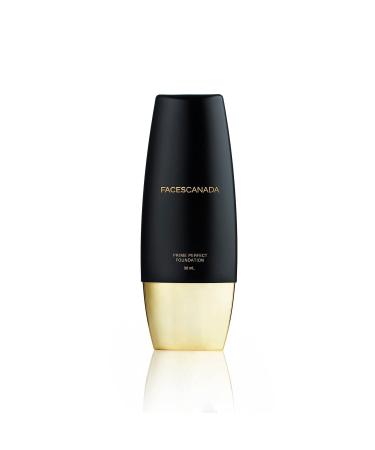 FA..CES/CANADA Prime Perfect All Skin Type Foundation - Ivory 30ml | Flawless Matte Finish | Creamy Formula | Medium-High Coverage | Blends Easily | Longwear