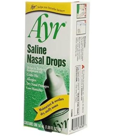Ayr Saline Nasal Drops 50 mL (Pack of 3) - Buy Online on GoSupps.com