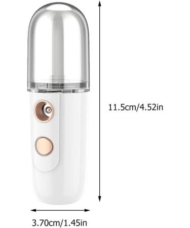 VOSAREA 3 Pi ces Appareil D'hydratation Par Pulv risation Mini Humidificateur Visage Pulv risateur Hydratant Pour Extensions De Cils Brumisateur Arroseur Manquer Abdos Blanche Petit - Buy Online on GoSupps.com
