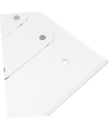 POPETPOP 1 Set Nail Display Board Nail Color Display Book Pegboard Accessories Nails Display Board Nail Art Practice Tool Nail Showing Holder Nail Tools Bracket Manicure Acrylic 20x16cm Transparent 1 - Buy Online on GoSupps.com